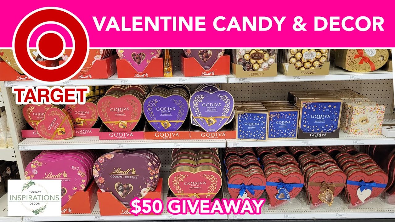 TARGET Valentine's Day Candy and Decor 2022! 50 Giveaway! SHOP WITH ME
