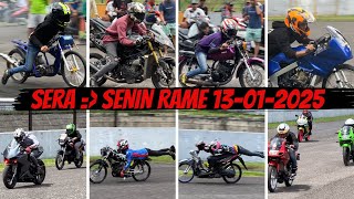 SERA = SENIN RAME SENTUL | AWAL TAHUN YANG BERGAIRAH DARI PARA PECINTA DRAG BIKE IBUKOTA &SEKITARNYA