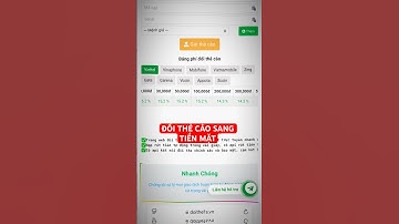 Đổi thẻ điện thoại sang tiền mặt doithe1s.vn #doithe1s #doithecao