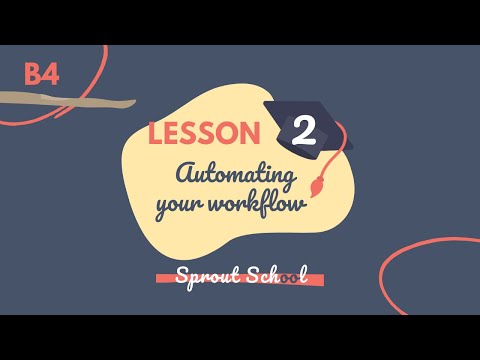 Automating your workflow