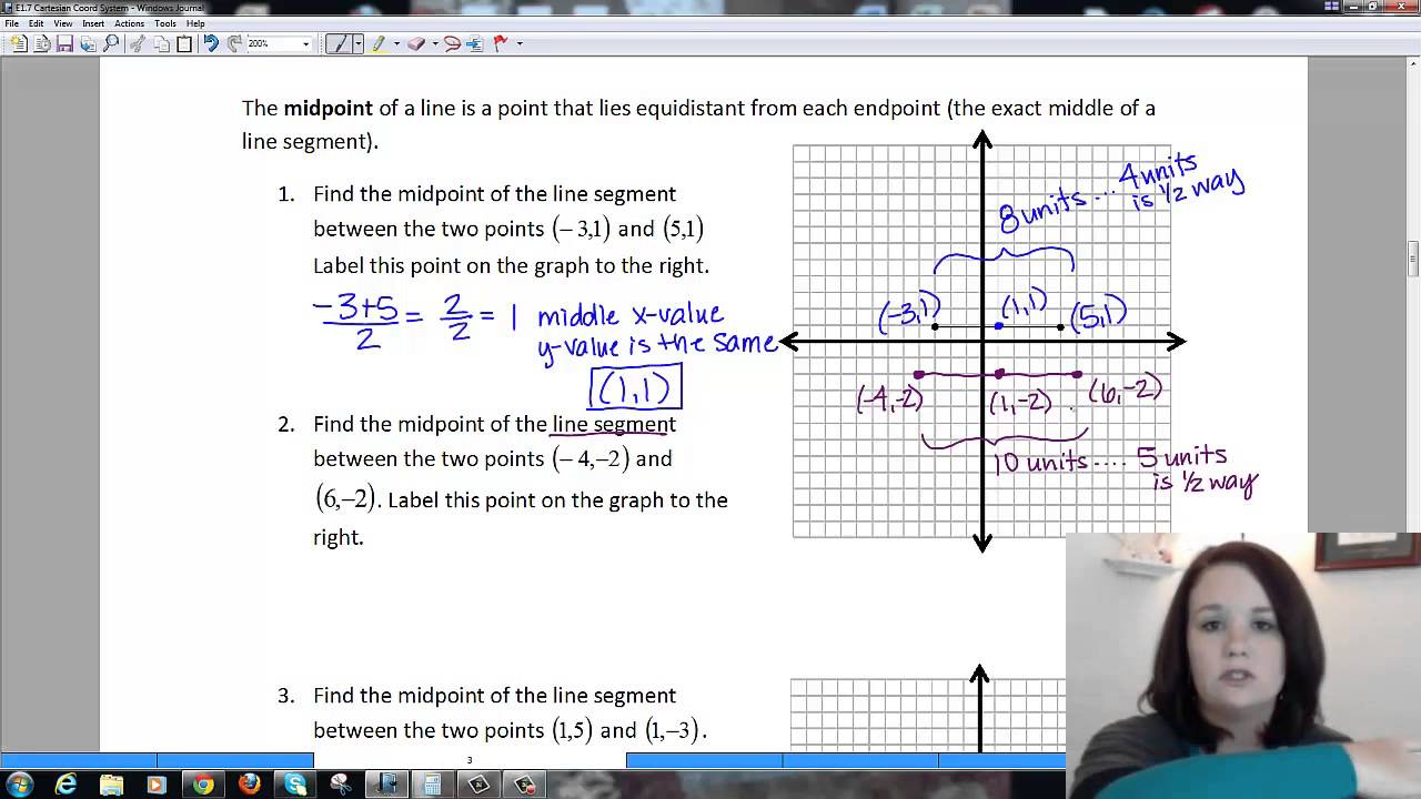 E1.7 Lecture Video (Cartesian Coordinate System)