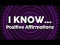 I know positive affirmations  963hz crown chakra healing