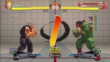 Geom MoDInside (Guile) vs zx obZen Xz (Balrog)