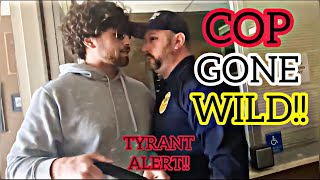 POLICE TRY TO BREAK PHONE!!! 1A Audit FAIL! intimidation Fail COPS GO CRAZY OVER CAMERA! Clinton, IN