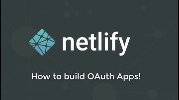 Building an app with Netlify OAuth
