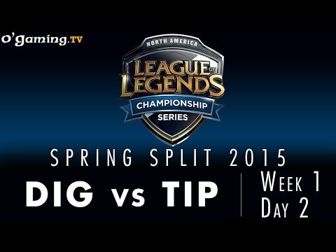 LCS NA Spring 2015 - W1D2 - DIG vs TIP