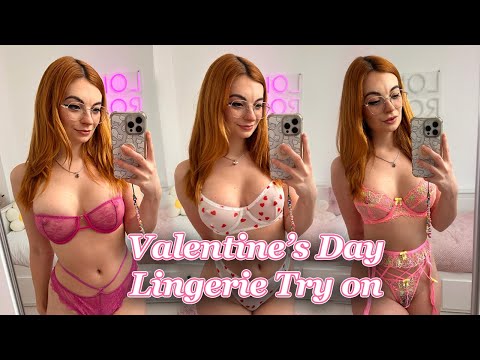 Valentine's Day Lingerie Try on haul