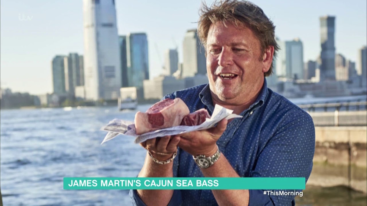 James Martin's Cajun Sea Bass With Lime Beurre Blanc This Morning