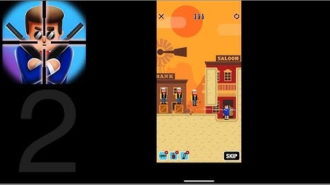 Mr Bullet - Shooting Game - Gameplay Walkthrough Part 2 - Far West (iOS, Android)