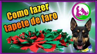 Como fazer um tapete de faro (Snuffle Mat) para seu cachorro!  tutorial