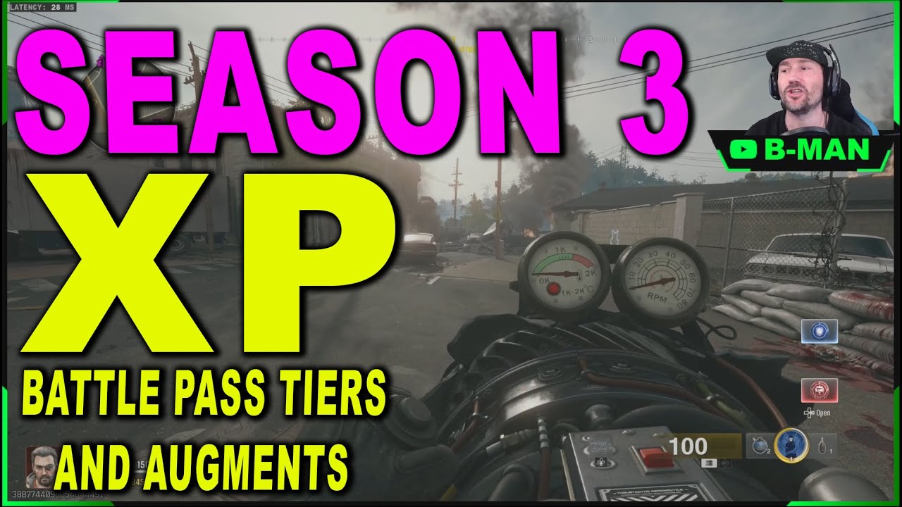 Season 3, XP GLITCH, BATTLE PASS TIERS, FAST AUGMENTS, AFK JET GUN ...
