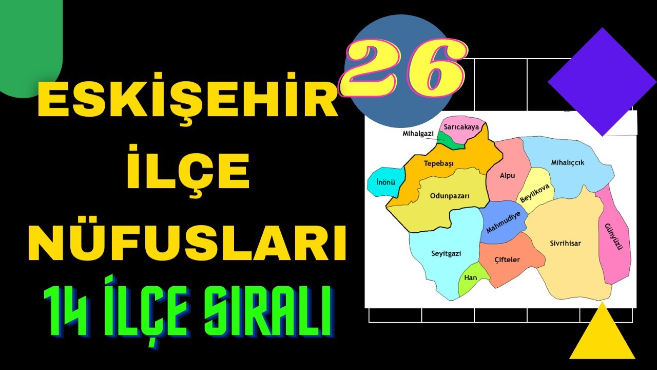 Eskişehir Nüfusu  - Eskişehir İlçe Nüfusları - Eskişehir Nüfusu Ne Kadar?
