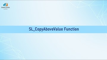 SL_CopyAboveValue - Simplified Loader Video Tutorials