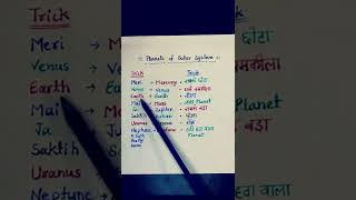 Planets Of Solar System Super Trick