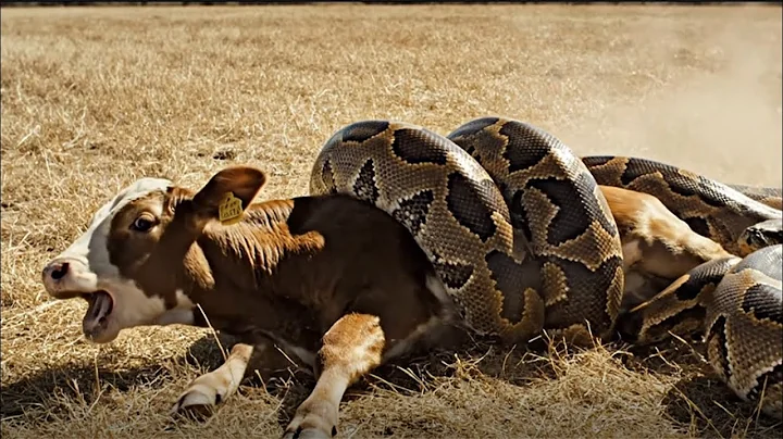 Brave Police Rescue Cow from Giant Python Attack 🐍🐄
