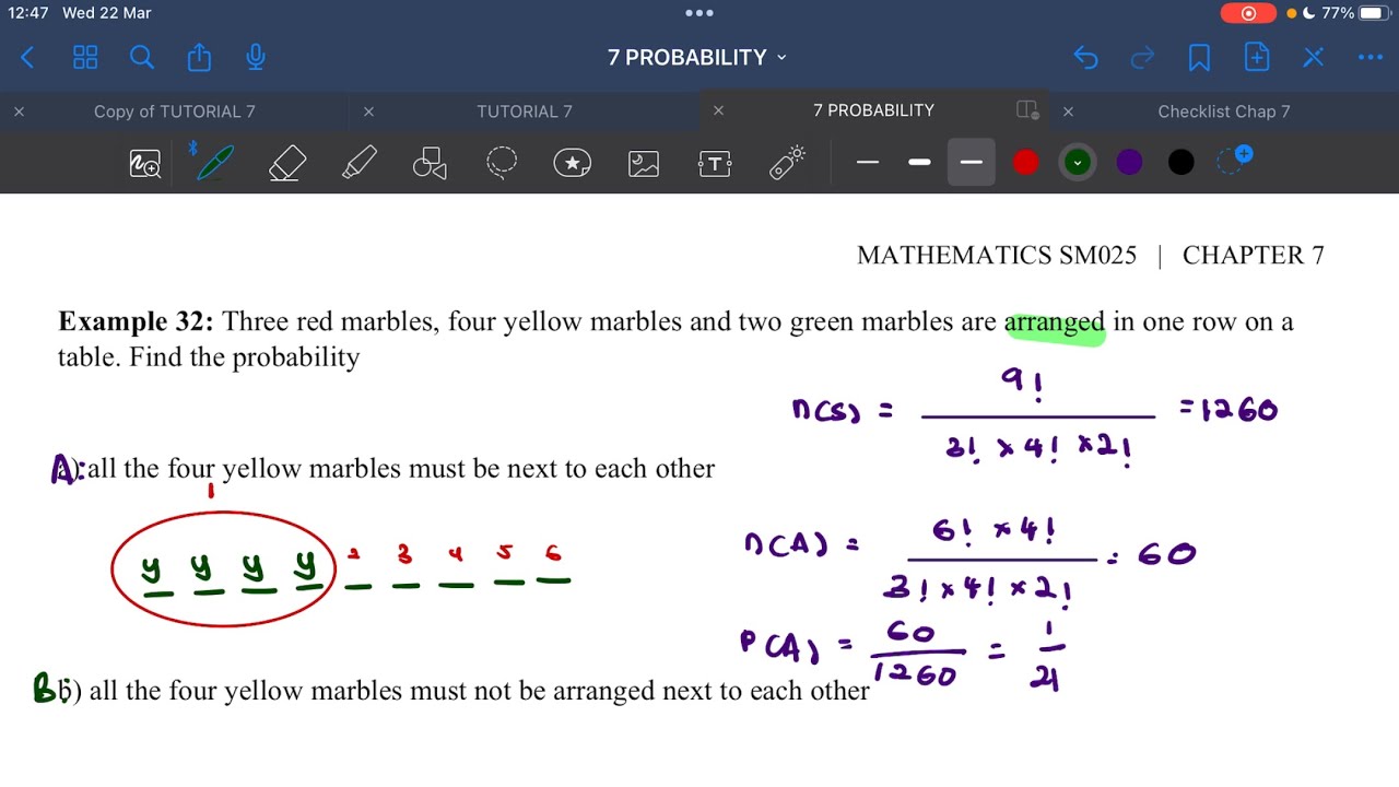 Lecture 5 Probability of Permutation and Combination Probability