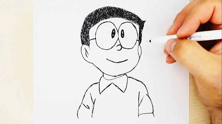 How to Draw NOBITA FROM DORAEMON / Easy drawing ideas for beginners / Easy drawing ideas