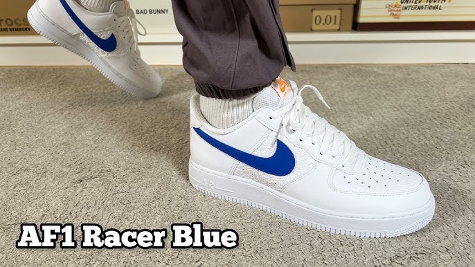 Nike Air Force 1 Low (Colour of the Month) White / Royal Blue: Review &  On-Feet 