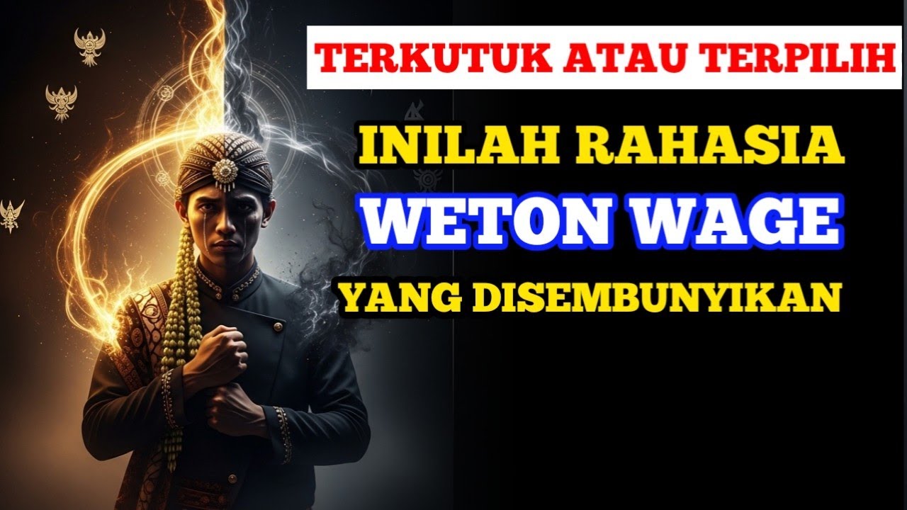 TERKUTUK ATAU TERPILIH? Inilah Rahasia WETON WAGE yang Jarang Dibahas!