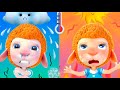 Hot vs Cold &amp; Strange Weather | Dolly&#39;s Adventures | Funny Cartoon for KIds |   Dolly and Friends 3D