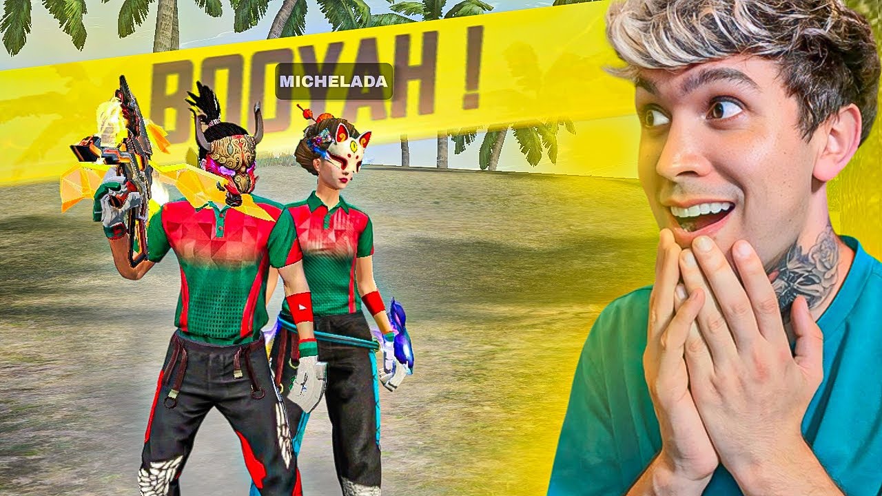 LE COMPARTO MI ROPA A MI FUTURA DUITA Y ASI LOGRAMOS UN BOOYAH INCREÍBLE en FREE FIRE !! 😱