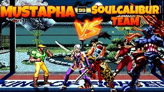 Soulcalibur Team vs Mustapha (Cadillacs and Dinosaurs) – Brutal MUGEN Boss Fight 2026 screenshot 4