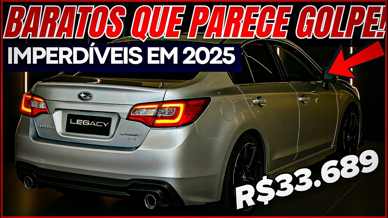 CUSTAM TÃO BARATO QUE PARECE GOLPE | Os Melhores (carros SUBESTIMADOS com preço baixo e ALTO VALOR)