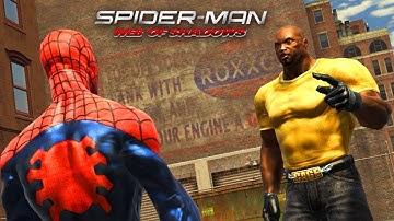 прохождение spider-man web of shadows 2 часть тренировка у люк кейджа