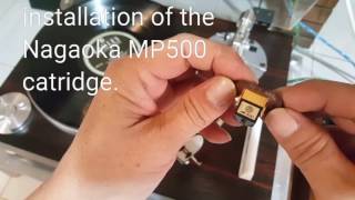 Placement the Nagaoka MP500 on Micro Seiki MA 505 _ dynamic balance tonearm.