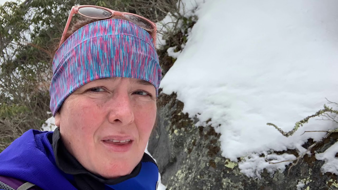 Bill and Sheila Hike the Appalachian Trail Grayson Highlands Virginia and Wild Ponies February 2021
