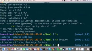 Rails Decal Spring 2016: Lecture 3