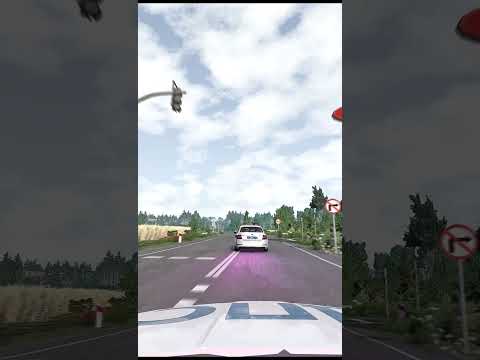 Погоня на реальных событиях | BeamNG.Drive #short #shorts