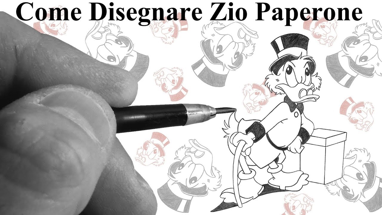 Come Disegnare Zio Paperone Tutorial