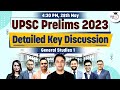Upsc prelims 2023 answer key discussion  general studies paper 1  cut off  all sets accurate key