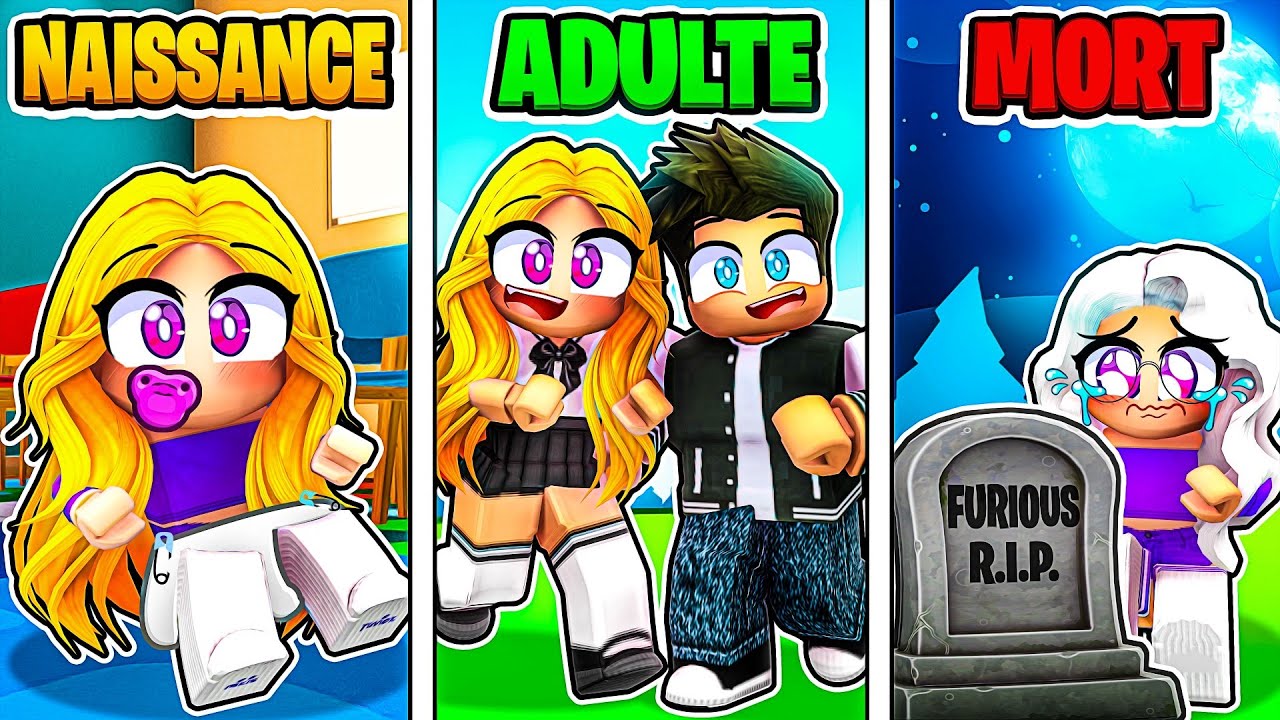 De la NAISSANCE à la MORT sur SNAPCHAT Roblox !!