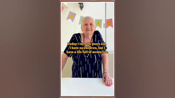 💔I turn 94 years old. I have no children, but I have a life full of memories.