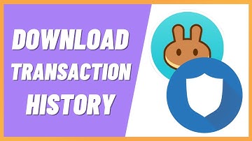 How To Download Transaction History From PancakeSwap  - Trust Wallet