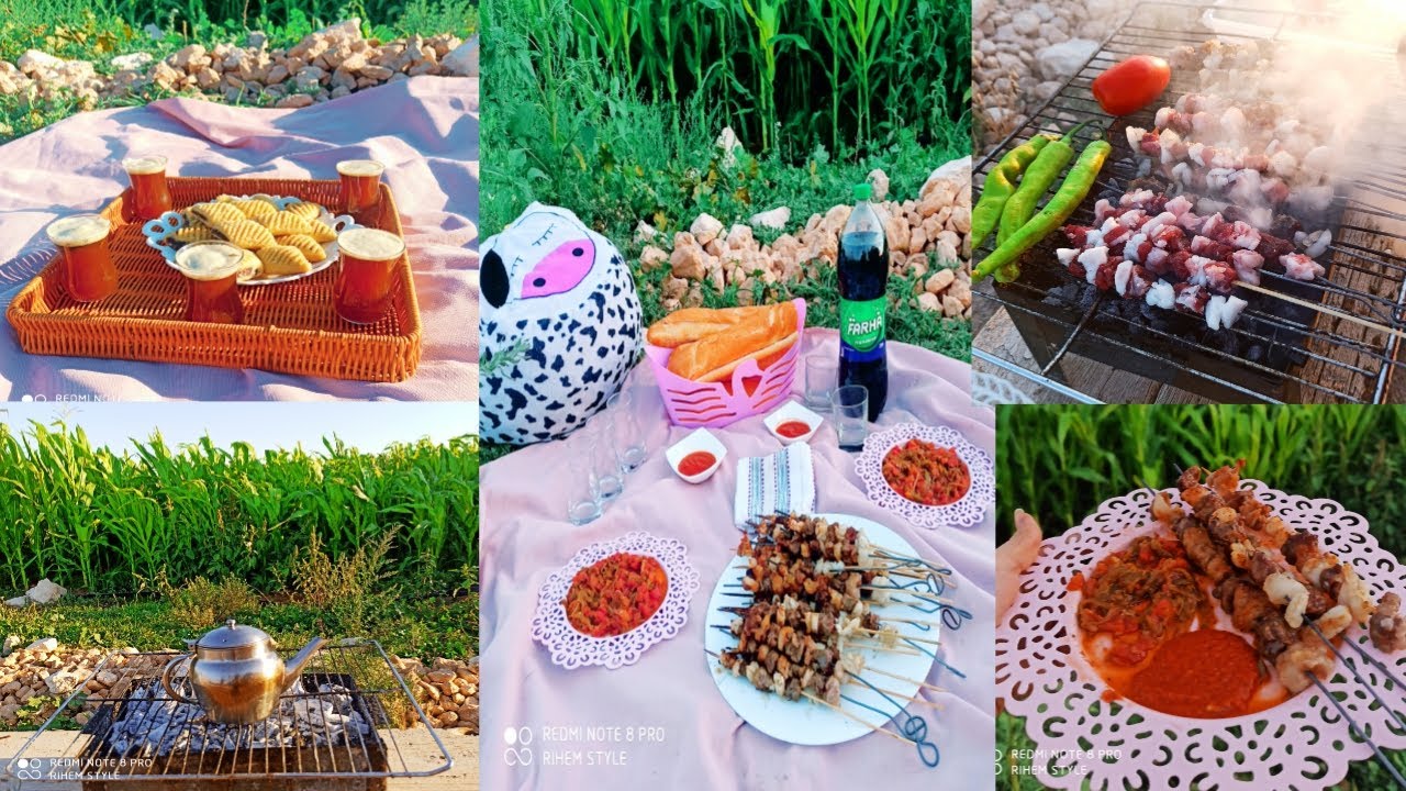 ديتكم معايا للدوار لأرض أجدادي🥺أجواء ريفية ترد الروح😍مشوى و قعدة شاي في الهواء الطلق