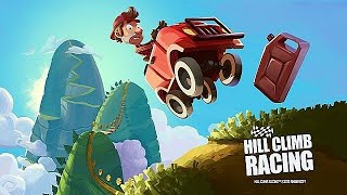 Hill climb racing gameplay turbodiesel 4x4 en circuito luna screenshot 5