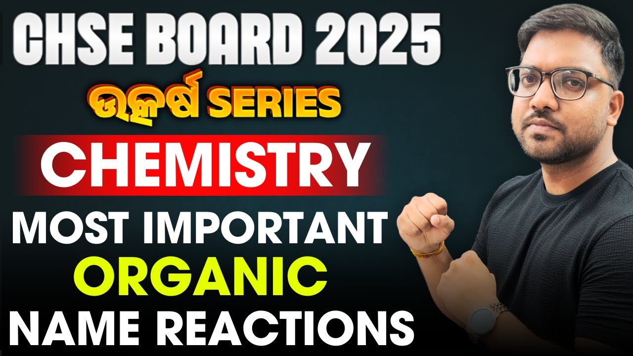 CHSE BOARD EXAM 2025 | Chemistry Revision| 12th Board Exam Preparation #bidyasagarclasses