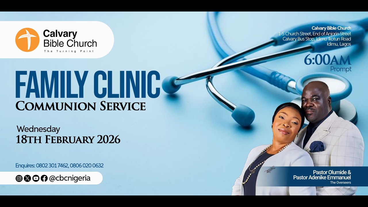 Family Clinic And Communion By Pastor Olumide & Pastor Adenike Emmanuel