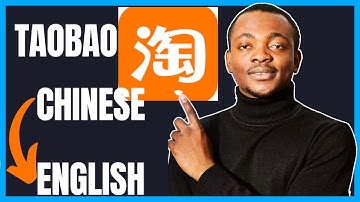 How to Change the TAOBAO APP INTO ENGLISH or FRENCH Language