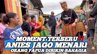 Moment Terseru Anies Jago Menari Tua Muda Warga Papua Berbahagia