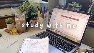 STUDY WITH ME ⚡ | 2-Hour Physics & Anki Flashcards (No Music, No Break, DeepFocus) premed journey
