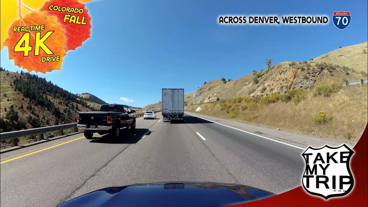 A drive through Denver and into the mountains on Interstate 70