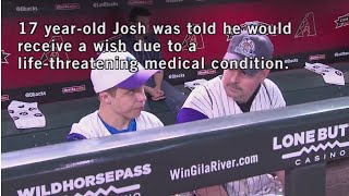Hello humankindness - Josh Knight Make A Wish Arizona Diamondbacks