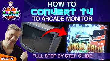 How to convert a TV into an Arcade monitor #arcade #crt #tv