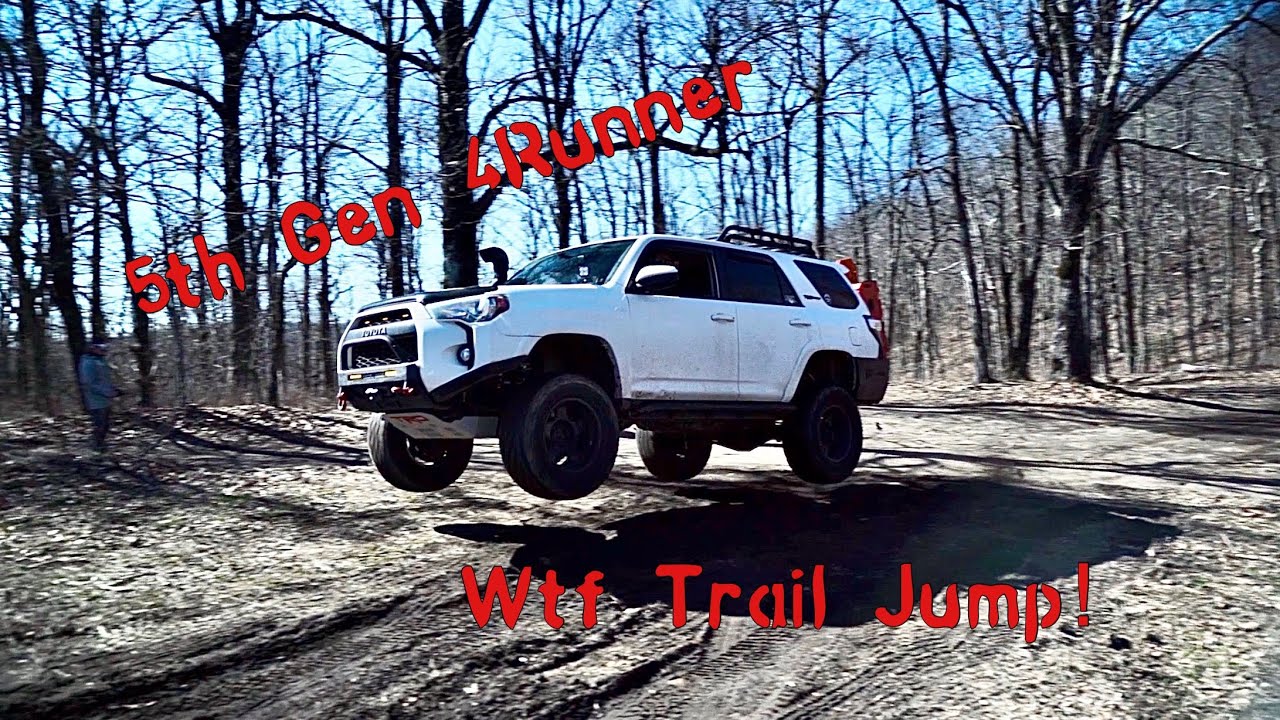 5th Gen 4Runner Trail Jump! Did he drive it home? - YouTube