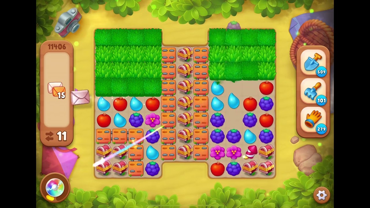 GardenScapes Level 11406 no boosters