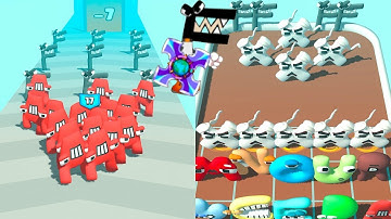 MERGE ALPHABET LORD RUN Merge Battles GamePlay - iOS, Android Part 1